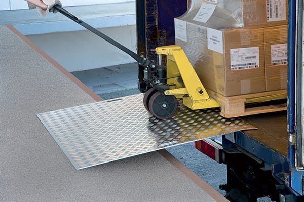 Alu-Überladebrücke - Länge 750mm / Breite 1250mm - Traglast 1200kg - AWB1008