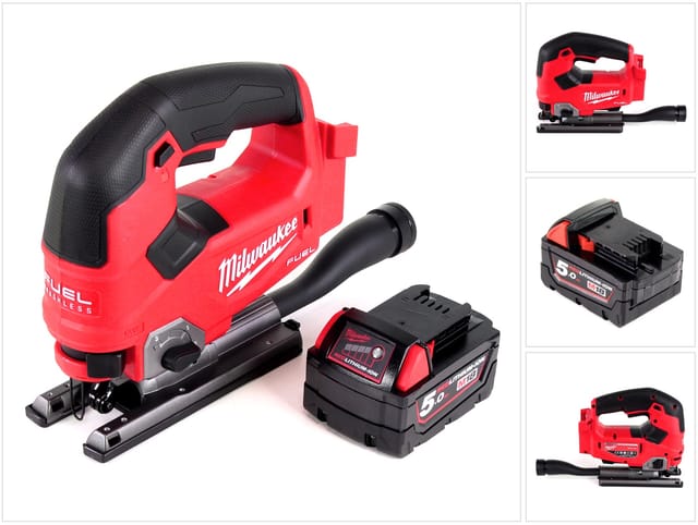 M18 FJS-501 Stichsäge 18V Brushless + 1x Akku 5,0Ah - ohne Ladegerät - Milwaukee