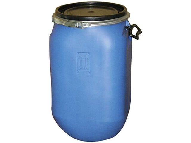 1 Gärbehälter 60 l Blau, mit Deckel + Eisenring, Lebensmittelqualität - Sonstiges