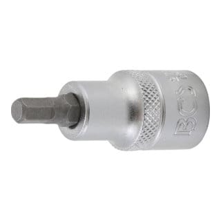 Bgs Technic - Bit-Einsatz Länge 55 mm Antrieb Innenvierkant 12,5 mm (1/2') Innensechskant 1/4'