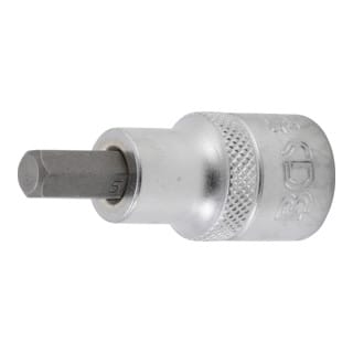 BGS Bit-Einsatz Länge 55 mm Antrieb Innenvierkant 12,5 mm (1/2") Innensechskant 5/16" - 2735