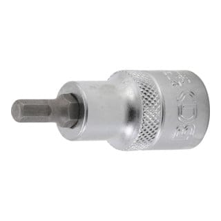 BGS Bit-Einsatz Länge 55 mm Antrieb Innenvierkant 12,5 mm (1/2") Innensechskant 7/32" - 2732