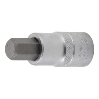 Bgs Technic - Bit-Einsatz Länge 55 mm Antrieb Innenvierkant 12,5 mm (1/2') Innensechskant 15/32'