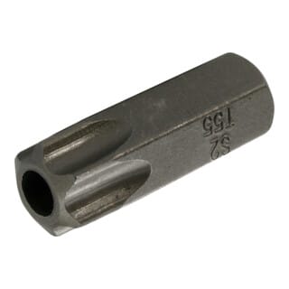 Bgs Technic - Bit Länge 30 mm Antrieb Außensechskant 10 mm (3/8') T-Profil (für Torx) mit Bohrung T55