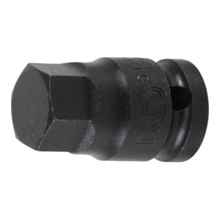Bgs Technic - Kraft-Bit-Einsatz Länge 42 mm Antrieb Innenvierkant 12,5 mm (1/2') Innensechskant 19 mm
