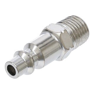 Druckluft-Stecknippel 6,3 mm (1/4') Außengewinde usa / Frankreich