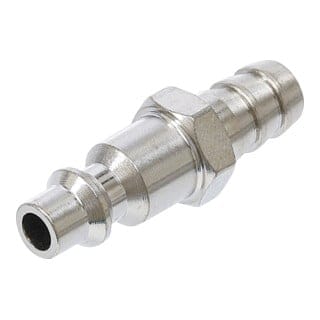 Druckluft-Stecknippel mit 10 mm Schlauchanschluss usa / Frankreich