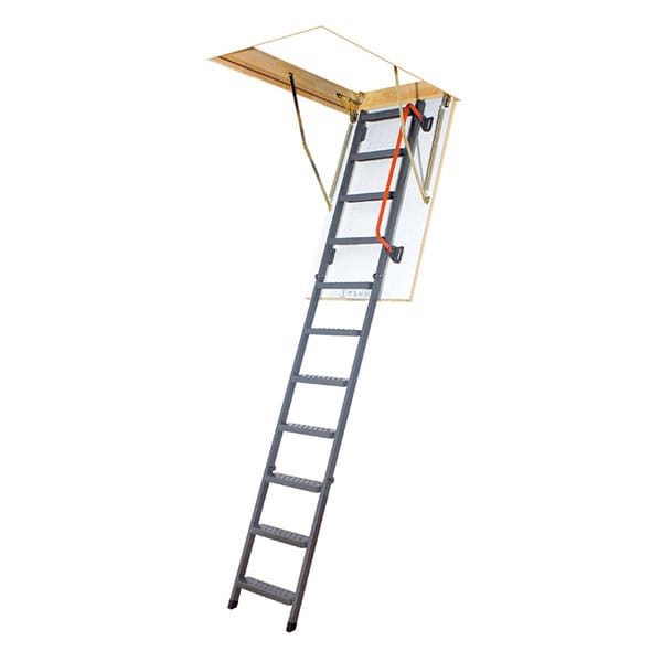 Metall Bodentreppe - Raumhöhe 2.80m - Deckenöffnung 70x120cm - LMK70120-2
