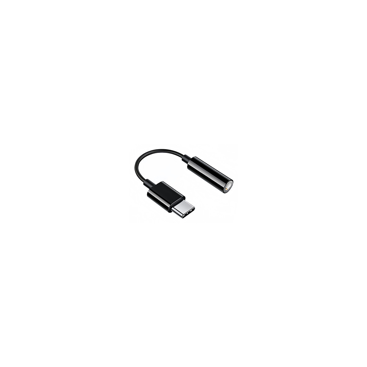 Hamlet Adapter Dac Usb-c Auf 3,5 Mm Klinke Audio Und Mikrofon Schwarz Hheada-dc