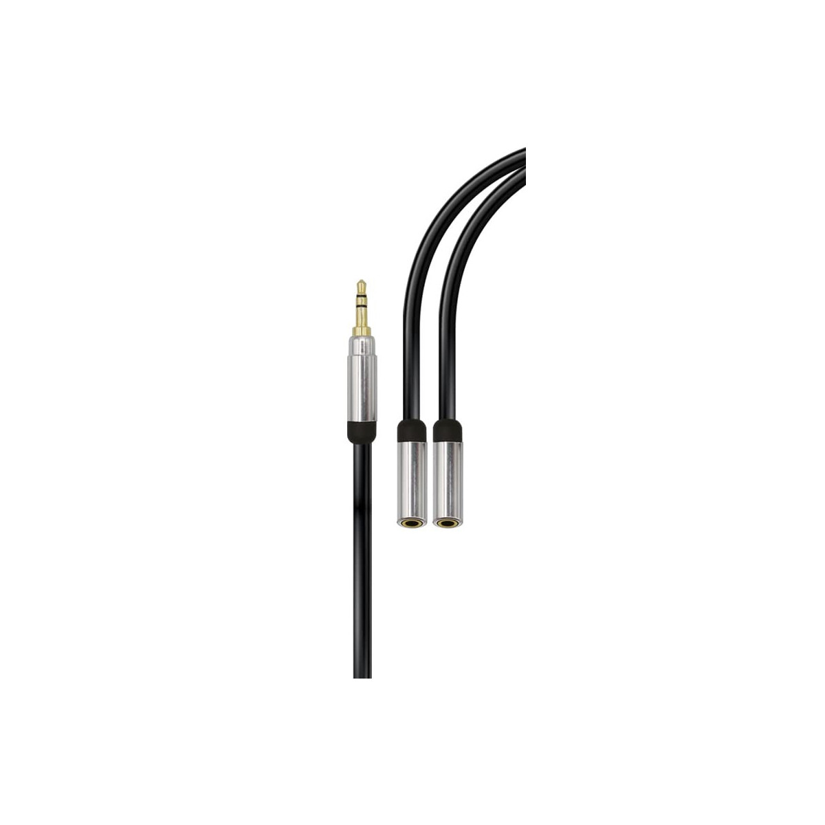 Karma Italiana Audio-splitter-kabel Stereo 3,5 Mm Stecker / 2x 3,5 Mm Buchse Rdm Cl270-15 15 Cm