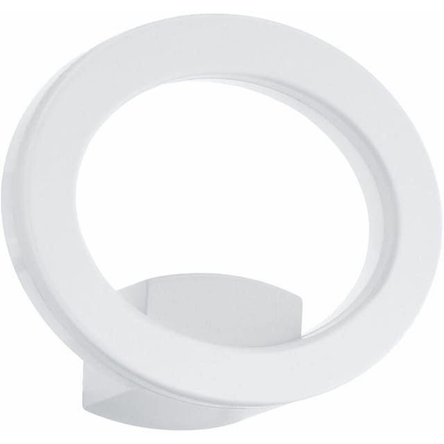 Eglo - led Außen Wand Lampe Ring-Design Strahler Leuchte weiß Garten Balkon Terrassen Beleuchtung 78923
