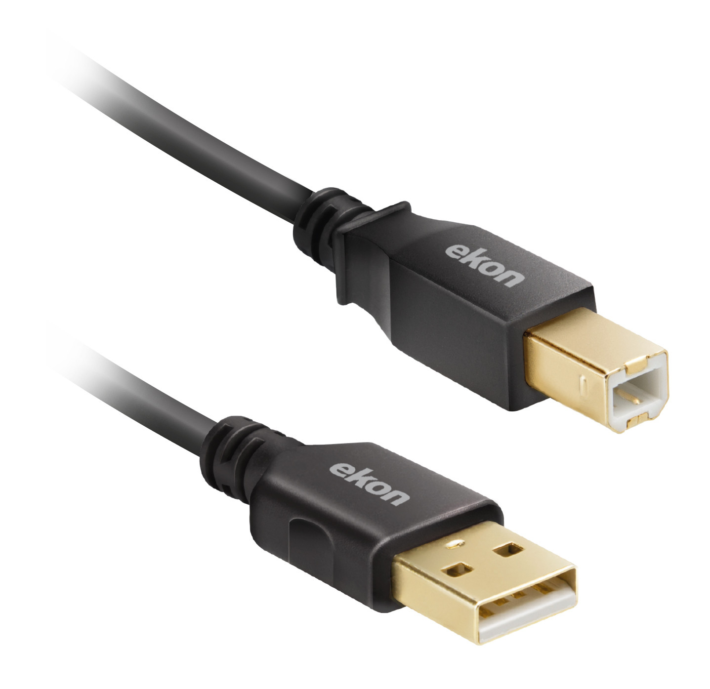 Ekon Ecitusb50abmmg Usb Kabel Usb 2.0 5 M Usb A Usb B Schwarz