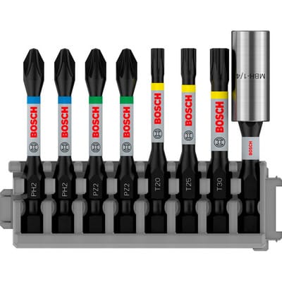 Bosch - Accessories 2608522326 2608522326 Bit-Set ph 2, pz 2, t 20, t 25, t 30 1 Set