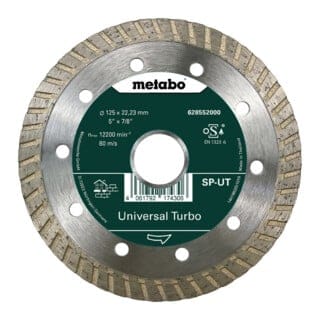 Metabo - Diamanttrennscheibe 125x22,23mm, 'sp-ut', Universal Turbo 'sp' (628552000)