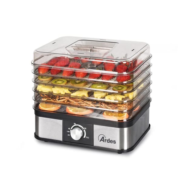 Ardes AR1K15 Lebensmittelentwässerer Schwarz, Edelstahl, Transparent 245 W