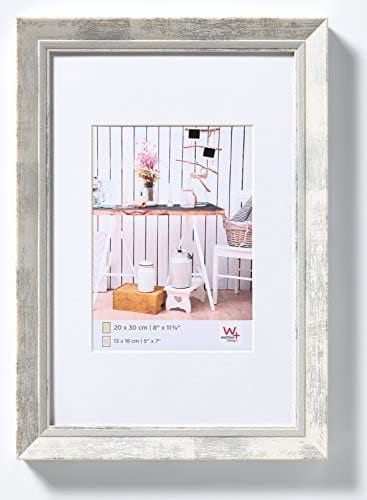 Walther Home Fotorahmen, Holz, Weiß, 15x20 cm