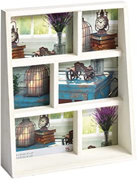 Rustic Galerier., 3x10x15 und 3x10x10 cm, weiss
