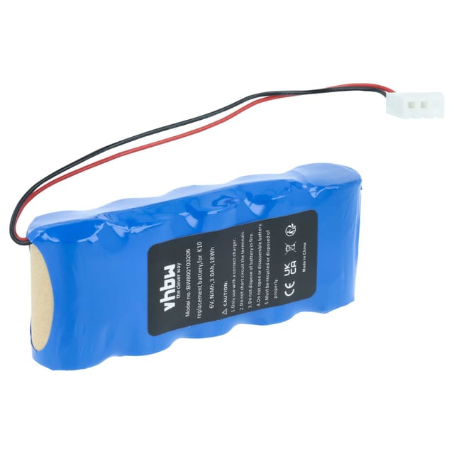 vhbw 1x Akku Ersatz für Bosch 8787335119, 8781105908, 710055 für Rollladenantrieb Torantrieb Drehtorantrieb Garagentorantrieb (3000 mAh, 6 V, NiMH)