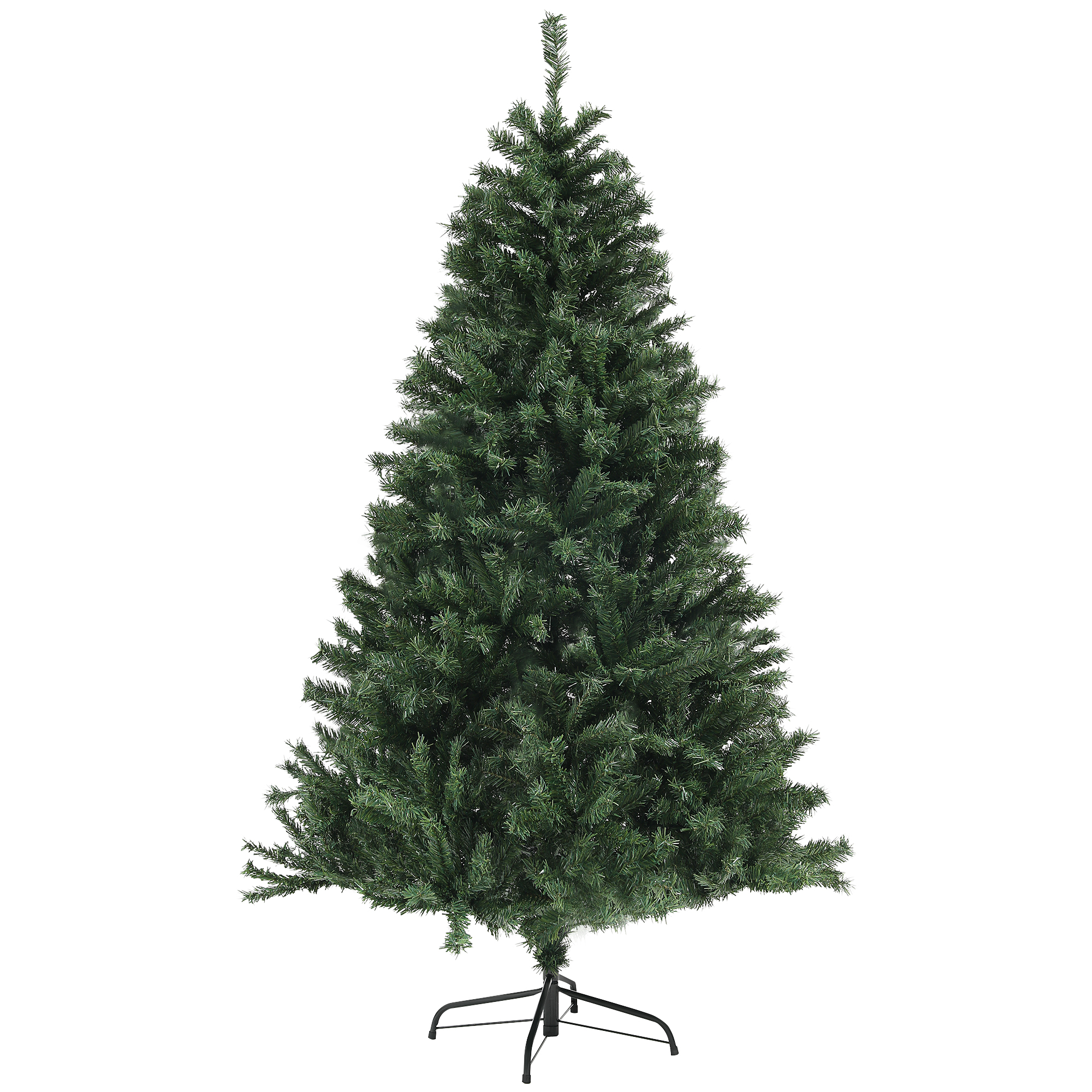 Künstlicher Weihnachtsbaum, 180 Cm Hoch Mit 1000 Zweigen, Automatisches Öffnen, Stahlfuß, Grün