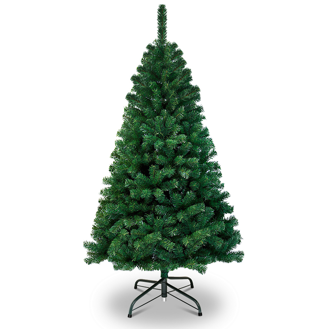 Randaco Künstlicher Weihnachtsbaum 150cm Tannenbaum Christbaum Kunstbaum Dekobaum Mit Baumständer Weihnachtsdeko Grün Pvc
