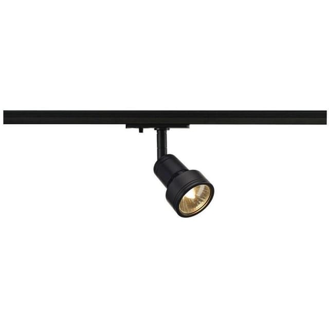 SLV - schienenstrahler gu10 max 50w inklusive adapter schwarz 143390