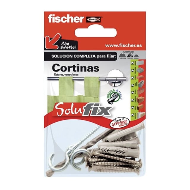 Vorhangbefestigungssatz 502687 solufix Fischer