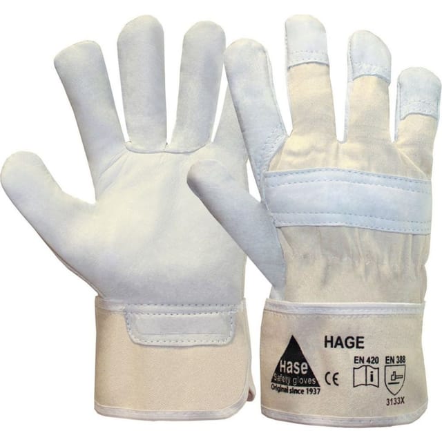 Arbeitshandschuhe Leder Gr. 10, robuste Handschuhe