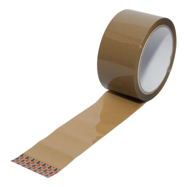Sanundo - 1 Rolle Paketband Packband braun Standard 50mm x 66m Paketklebeband low noise