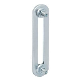 Gis Verbindungslasche, verzinkt, 13 x 3 x 0,4 cm - Geberit