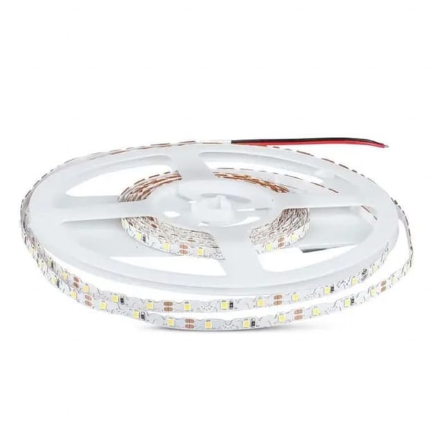 V-tac - LED-Streifen SMD2835 5W/m 120LM/W 5m 60 LED/m 12V Kaltweiß IP20 8mm Zick-Zack