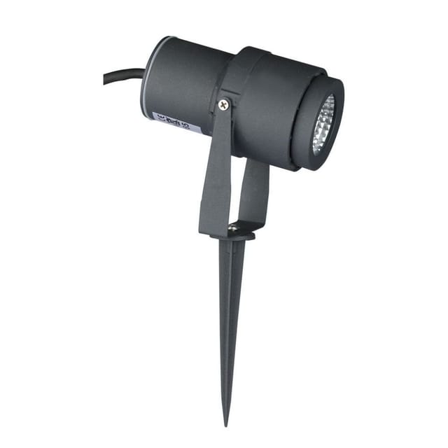 12W led Gartenstrahler mit Erdspieß, Grau, Naturweiß, IP65 - V-tac