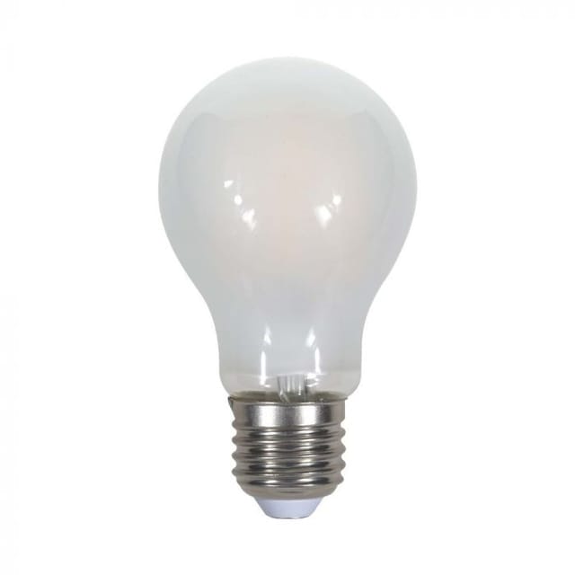 V-TAC LED-Glühbirne E27 8W 100LM/W A67 Filament Satin Warmweiß