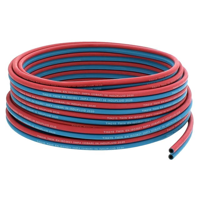 Schweißschlauch Sauerstoff/Acetylen ø 6,3 mm - Länge 5 Meter