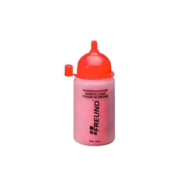 Freund - Markierungsfarbe für Schnurschlaggeräte rot, 300g Flasche 03060300