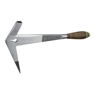 Schieferhammer, Rheinische Form, Nagelzieher, handgeschmiedet, rechts, mittel 00020650 - Freund