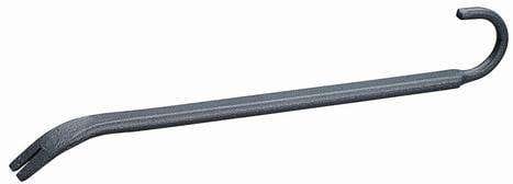 Schieferhebeeisen flach-oval, 20 x 12 mm, mit Nagelklaue und Haken 00300000 Hebeeisen - Freund