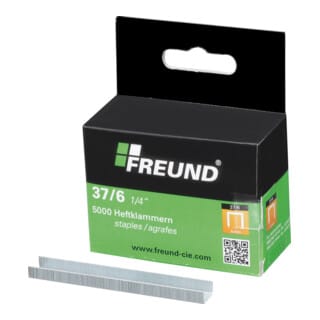 Heftklammern 37/6, Paket à 5000 Stück 01741019 - Freund