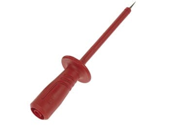 Hirschmann - prüfspitze mit elastischer, trittfester isolierhülse, 4mm-BUCHSE (PRUEF2600 rot)