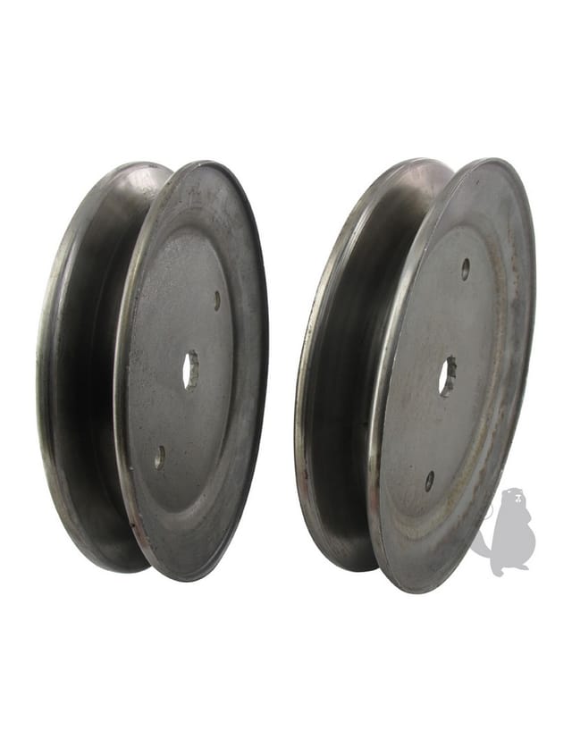 Riemenscheibe für Achse ø: Außenmaß 148 mm, Zentralbohrung: 15,9 mm (gezahnt), passend für Ayp/Husqvarna. Ersetzt Original: 199789, 53219978