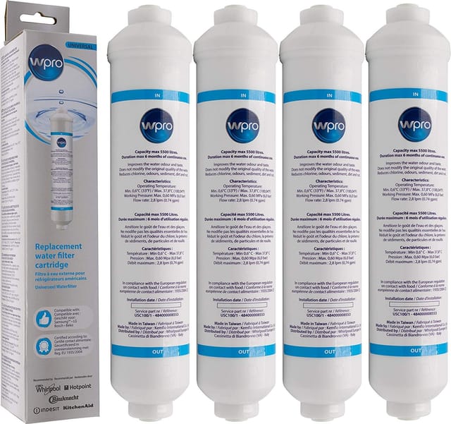 Wpro - USC100 - Wasserfilter (x4) für Haier, Samsung, Whirlpool, Daewoo, lg Kühlschrank, lg