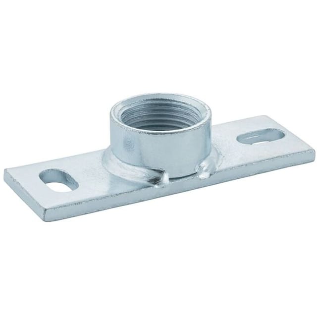 Geberit - Grundplatte rechteckig, Zweiloch, mit Gewindemuffe g, g 1'