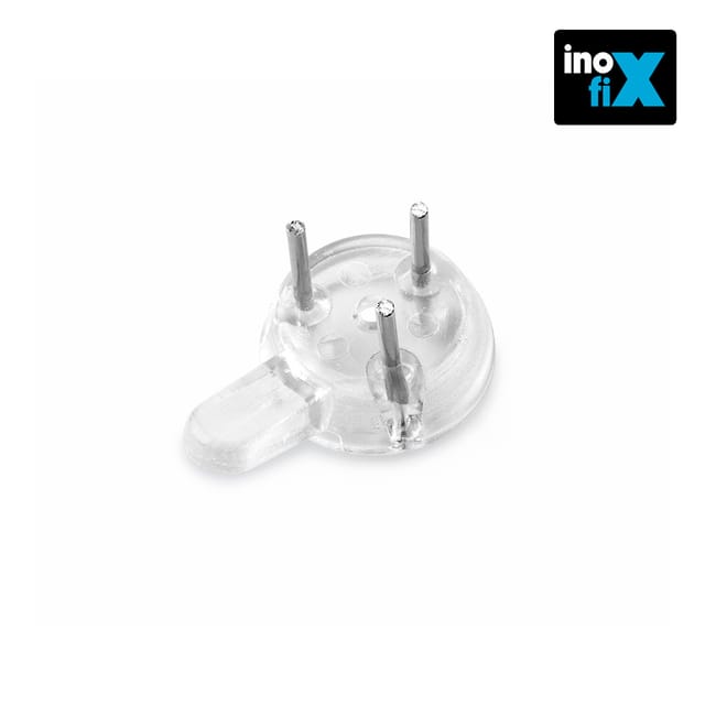 Inofix - 3001-0 transparenter Bilderaufhänger (Blister 6 Einheiten)