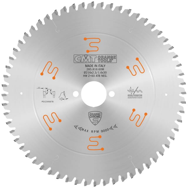 285.816.60M CHROM-KREISBLATT HW 216x2,3/1,6x30 Z60 ATB -5NEG