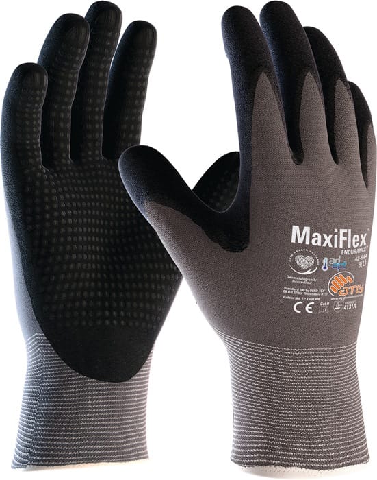 ATG 2456-11 Handschuhe MaxiFlex Endurance with AD-APT 42-844 Gr.11 grau/schwa
