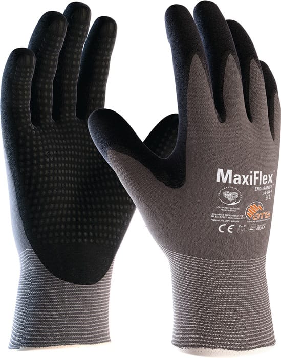 ATG 2442-8 Handschuhe MaxiFlex® Endurance 34-844 Gr.8 grau/schwarz Nylon m.Ni
