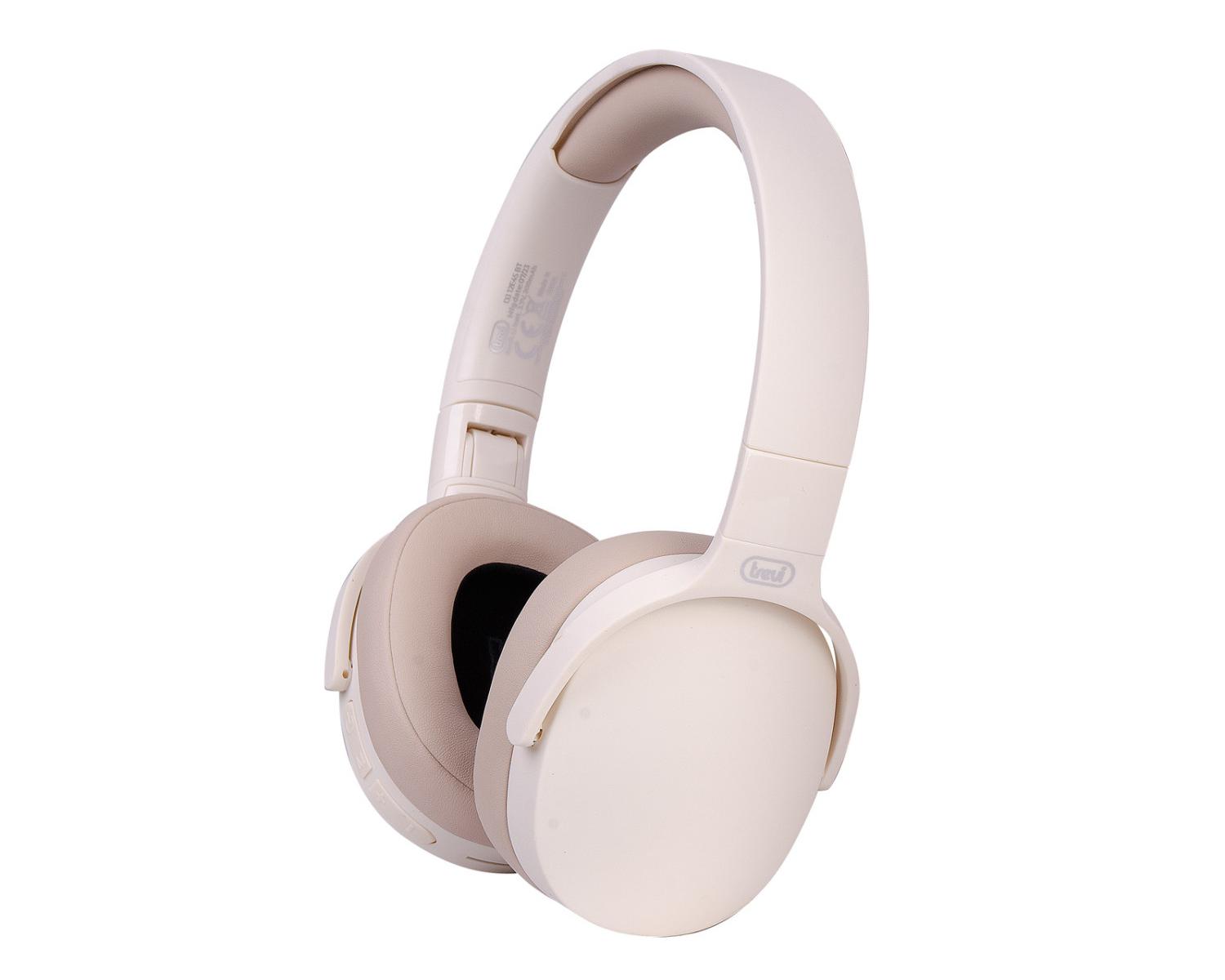 Trevi Dj 12e45 Bt Kopfhörer Verkabelt & Kabellos Kopfband Anrufe/musik Bluetooth Cremefarben