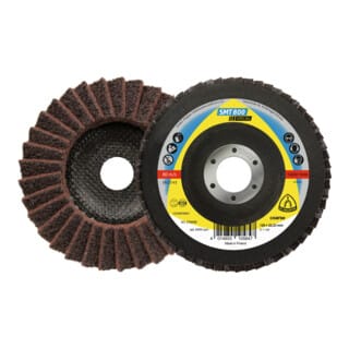 Klingspor - smt 800 Schleifmopteller Vlies, 125 x 22,23 mm Medium Korund gewölbt 5 Stk