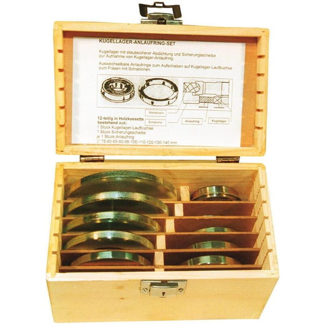 Set mit 12 Ringen mit Lager fur Holzfrasmaschinen Holzmann ars12