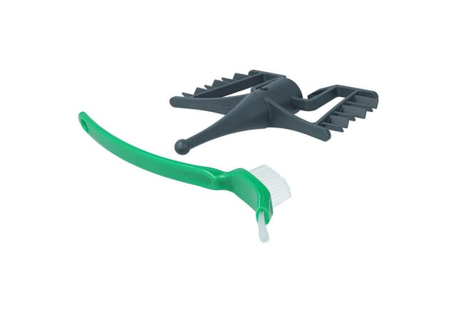 Vhbw - Rühraufsatz kompatibel mit Silvercrest Monsieur Cuisine Connect skmc 1200 Küchenmaschine - Schmetterling-Aufsatz + Bürste, Kunststoff,
