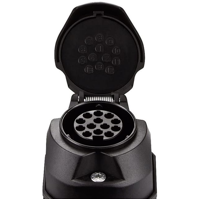 Secorüt - 30130 Anhänger-Steckdose [Steckdose 13polig - Stecker 13polig] abs Kunststoff